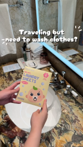 Peachy Bum Baby Safe Laundry Sheets [Safe for Sensitive Skin & Phosphate-Free]