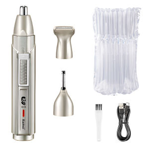 Origina Kemei all in one Rechargeable Ear Nose Hair Trimmer For Men&Women Electric Eyebrow Beard Trimer Neckline Face Grooming