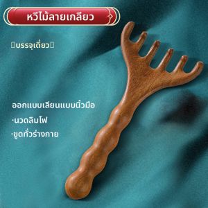 แปรงต้อนรับธรรมชาติแบบหัวม้าลายหนึ่งในแปรงทรงหกฟัน แปรงนวดหลังศีรษะ แปรงขนแกะ วัสดุไม้