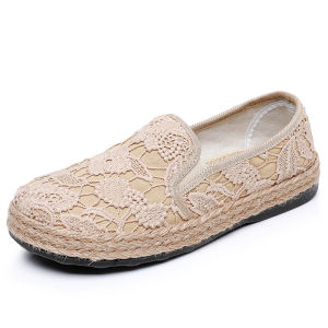 IELGY 2025 Fisherman shoes womens cotton and linen shoescomfortable flat womens casual cloth shoes