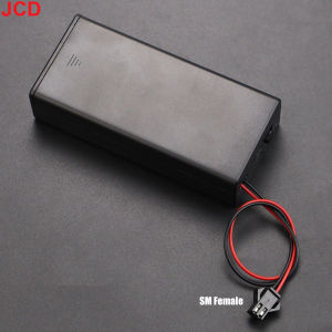 18650 2-cection Battery Holder/Box In Series With Cover Switch And PH2.0/XH2.54/SM/Jumper Male/Female/DC5521/USB Plug Connector