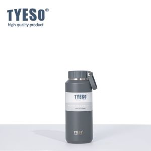 TYESO | Tyeso 710ml Vacuum Flasks Insulated Easy-Pull Cup Sport Water Bottle for Men Women with Handle Portable Thermoses Large Capacity