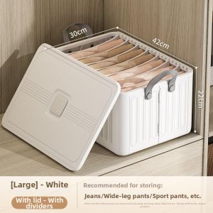 XUNHUAI | Pants Storage Organizer Clothes Sorting Box