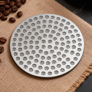 Leeseph 51/53/58 mm Stainless Steel Puck Screen Reusable Double Fine Filter for Coffee Machine Espresso Accessories