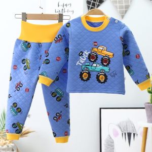 Warm Pure Cotton Childrens Underwear Set Autumn Winter Baby Boy Girl Separate Body Autumn Clothes Pants High Quality Baby Clothes