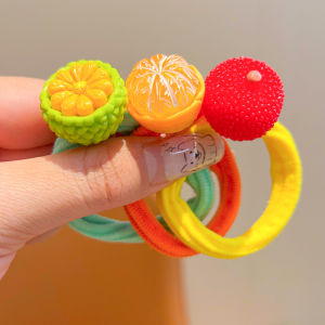 ENEN | Elastic Childrens Fruit & Flower Hair Ties