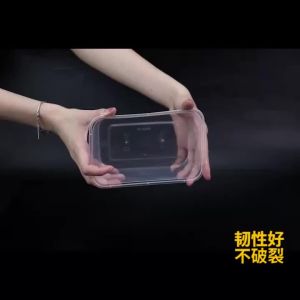 Disposable Transparent Plastic Meal Box