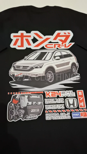 HONDA CR-V SHIRT 3RD GEN CRV DOHC i-VTEC K24 R20 V27X CLOTHING CAR SHIRT D114 V3