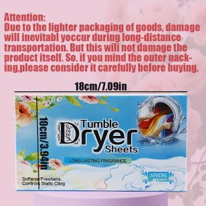 (40pcs) Dryer Only Clothes Smoothing Tablets Laundry Partner in Addition to Drying Odor Removal Aroma Tablets Aroma Clothes Fra