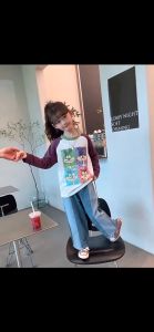 Setelan Jeans Anak Perempuan oneset Jeans Anak Perempuan Atasan Lengan Panjang Pencocokan warna+Celana jeans Design Khusus Baju Anak Perempuan