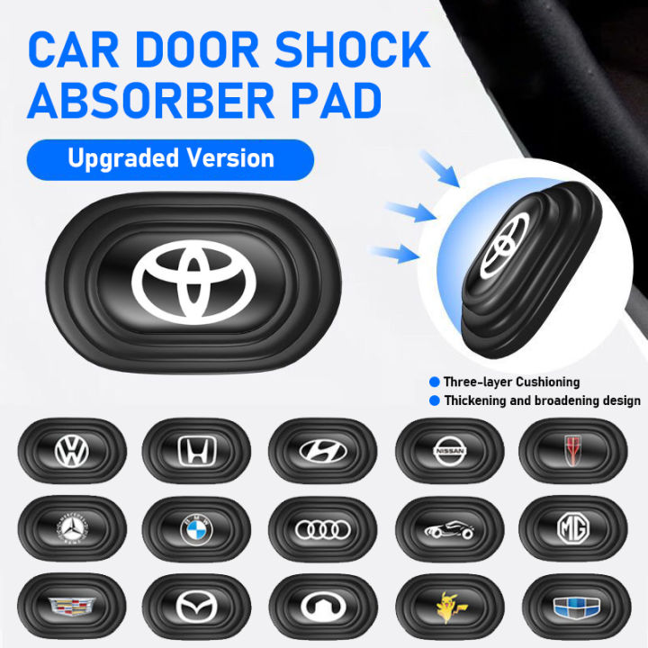 SCH 4Pcs Upgraded Luminous Isuzu Car Door Shock Absorbing Gasket ...