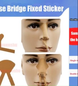 5Pcs Practical Nasal Feeding Tube Adhesive Tape Sticker Securement Device Nose Bridge Catheter Fixation