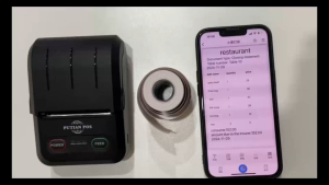 PUTIAN POS 583 Printer tagihan 58mm bluetooth yang sensitif mendukung apple android