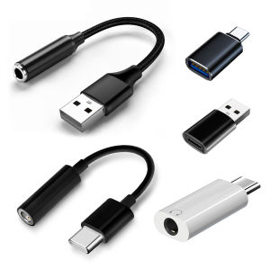 Type C To 3.5mm Headphone USB-C 3.5 Jack AUX Cable for Huawei P30 Xiaomi Samsung Oneplus Earphone Audio Adapter