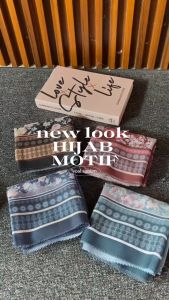 Voal Motif Hijab Segiempat Syari 115x115 bahan Voal Sublim Premium Full Laser Cut Kode Heaven