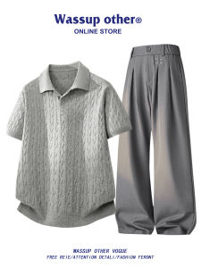 Áo Polo Nam Tay Ngắn Elegance Retro Mùa Hè