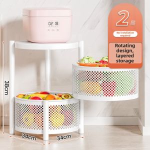 XUNHUAI | Rotatable Kitchen Storage Rack