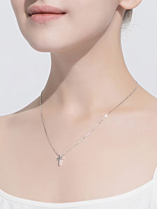 SHISHANGMEIDI | 925 Sterling Silver Crucifix Necklace