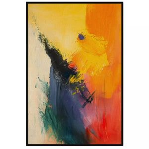 Tranh trừu tượng sơn dầu. Tranh treo tường dán tường Canvas. CGI-251