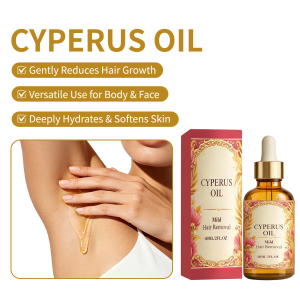 Cyperus Rotundus Hair Growth Inhibiting Oil Hair Removal Soft Smoothing Body Shrinking Pores Deep Hydration Mild After Shave Oil