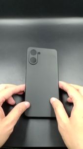 REALME 10 PRO 5G Case Softcase Silikon Macaron FULL COLOR BLACK Matte REALME 10 PRO 5G