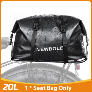 NEWBOLER Aeropack Aluminium Alloy Bicycle Luggage Carrier Passcode Lock Bike Bag Bikepacking For MTB And Gravel Bike Rack Shelf