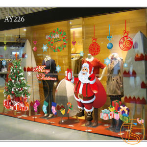 Decal trang trí noel dán cửa kính - Phụ kiện trang trí nhà cửa - Miếng dán trang trí hình cây thông noel merry christmas ông già noel và tuần lộc kéo xe - Giấy dán tường decor trang trí noel - Decal chúc mừng năm mới giáng sinh - Lazada