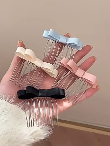 Sirkam Sisir Hair Comb Wanita Motif Pita Ribbon Elegan Aksesoris Rambut HS AR07