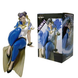 Bandai | In Stock Game Street Fighter 6 PM Chokonose Figure 14CM Chun-Li 14cm Anime Collections Model Toy Figures Gift