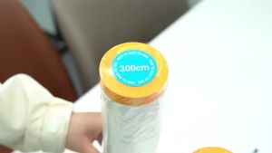 12M Furniture Dustproof Protection Film Self-Adhesive Plastic Masking Film Car Beauty Repair Masking Film Decor Wall Paint Cover