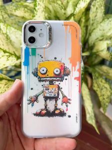 Ốp lưng hoạt hình tranh sơn dầu cho 11 pro max - 12 pro max - 13 pro max - 14 pro max - 15 pro max