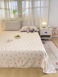 JIFANPAUL | Bộ Drap Giường Bằng Cotton 1 hoặc 2 Người cho Ký Túc Xá Sinh Viên Bộ 3 Món
