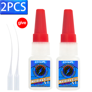 LOOLIFL Strong Welding High Strength Oily Glue Universal Super Glue Mighty Instant Glue for Resin Ceramic Metal Glass Home DIY