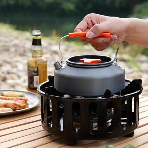 7 Core 21000W Strong firepower Portable Gas Stove Portable Indoor outdoor Camping Stove cassette stove cookware windproof fire gas stove