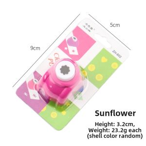 Large Size Flower Pressing Machine Childrens DIY Handcraft Material Kit Kindergarten Manual Hole Punch Star Snowflake Shape