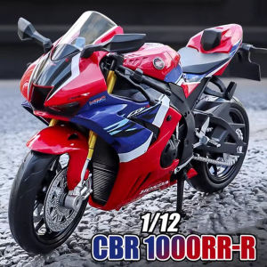 1:12 BMW S1000RR Motorcycle Car Models Toys Rubber Tires Front Wheel Steering Honda CBR1000RR Fire Blade Motorcycles Boys Gifts