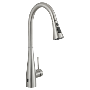 HIGOLD | 304 Stainless Steel Rotating Pull-Out Splash-Proof Kitchen Faucet