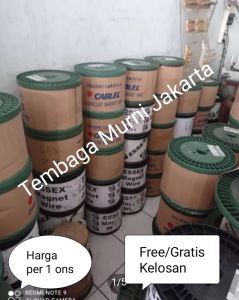Kawat Tembaga Email 018 mm Merk Hellenic Jerman ( Harga per 1 ons)