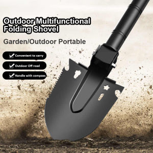 Polocat พลั่วสำหรับตั้งแคมป์พลั่วเอนกประสงค์พับได้กลางแจ้งแบบพกพาสำหรับวิศวกรการล่าสัตว์การเดินป่าทำสวนรถตกปลาฉุกเฉิน