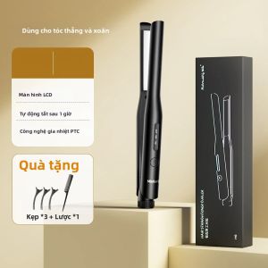 Máy Làm Thẳng Và Uốn Tóc Chuyên Nghiệp 25W Dành Cho Nam Sử Dụng Kép Mâm Nhỏ Làm Nóng Nhanh Ion Âm Dụng Cụ Tạo Kiểu Tóc Ngắn