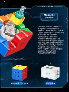 MOYU | Speed Racing Magnetic 3x3 Cube Puzzle