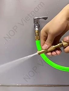 Đầu vòi xịt rửa xe đầu nối ống nước rửa xe bằng đồng cao cấp - NOP Waternymph