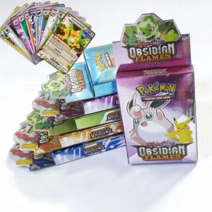 Takara Tomy | Pokémon English Version Trading Card Set 24PCS Paper Box Obsidian Flames Collection Blind Bag Anime Style Card Gift for Kids