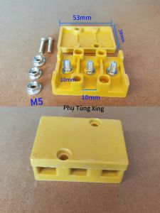 Cầu nối dây điệnCầu đấu domino xe điện 3 5 6 chândụng cho xe máy điện xe đạp điệnphụ tùng phụ kiện điện tử