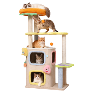 MIAOXIAOYUAN | Multifunctional Compact Cat Tree Cat Hideouts Climbing Frame