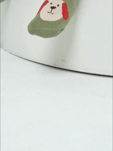 G397 Stoking Bayi Kartun Musim Luruh Padanan Warna Kaus Kaki Tiub untuk Kanak-Kanak Lelaki dan Perempuan Kapas A Stoking Bayi Yang Baru Lahir Tanpa Tulang