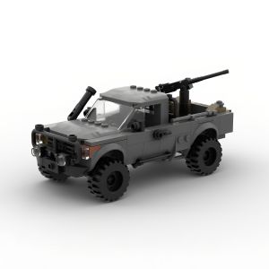 Special Forces Technical Truck Building Block Car