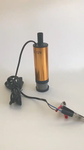 Car Electric Oil Pump DC 12V 24V For Auto Pumping Diesel Oil Water Submersible 12L / Min Fuel Transfer Pump Aluminum Alloy Shell