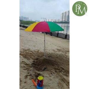 PM1988⚡พร้อมส่ง💯 ร่ม ร่มแม่ค้า ร่มชายหาด 34 นิ้ว ร่มกัน UV ร่มสีรุ้ง ร่มลายพราง ร่มลายทหาร ร่มสนาม