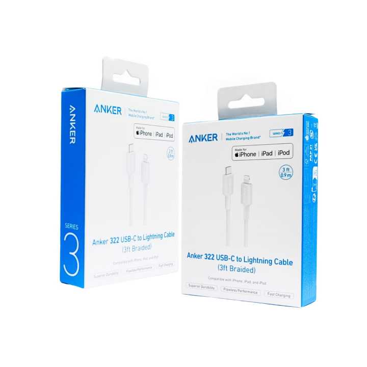 Kabel Data Anker 322 USB-C to Lightning Series MFI Certified